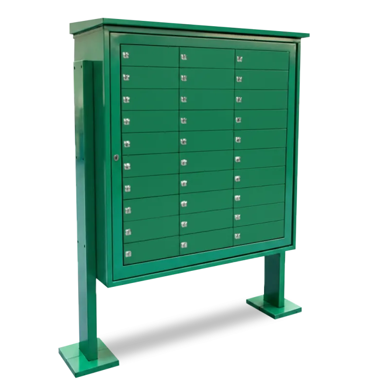BUZON COMUNITARIO 36 CASILLEROS PUERTAS CIEGAS VERDE
