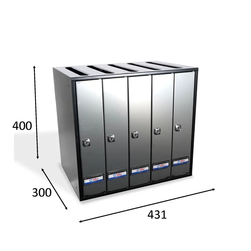 BUZON PRISMA SUPERIOR INOXIDABLE G5