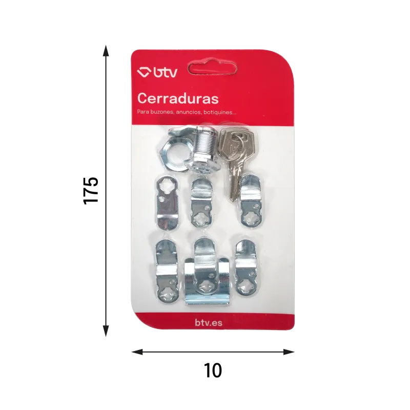 KIT CERRADURA DIAMANTE PLATEADO