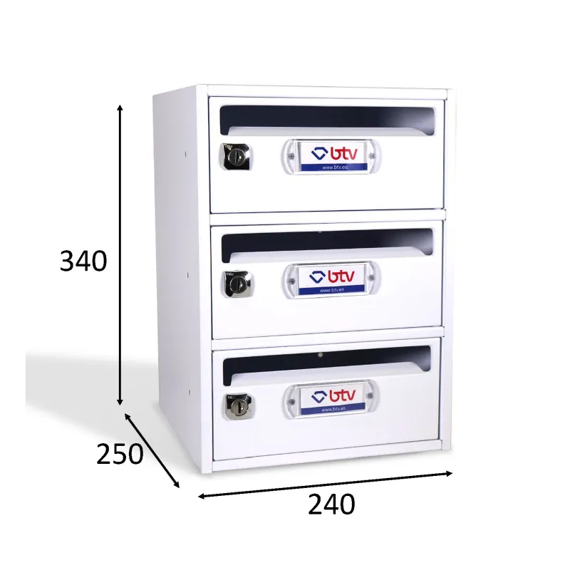 BUZÓN MONCAYO TRIPLE (3 BUZONES) BLANCO