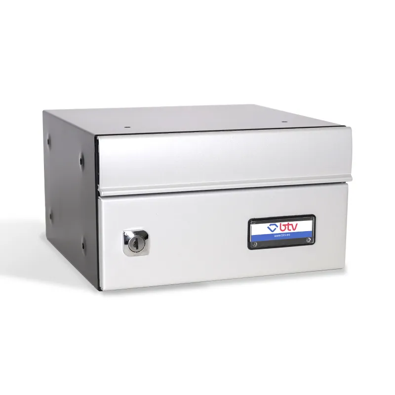 BUZON EXPO HORIZONTAL 247x250 GRIS