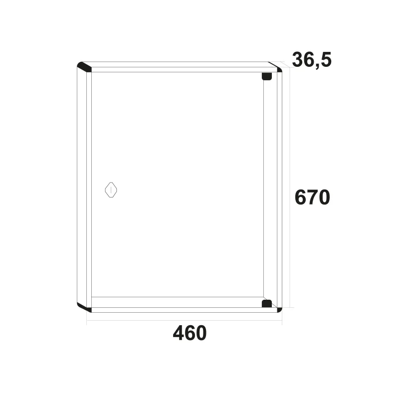 PORTALLAVES DE ALUMINIO PARA 56 LLAVES