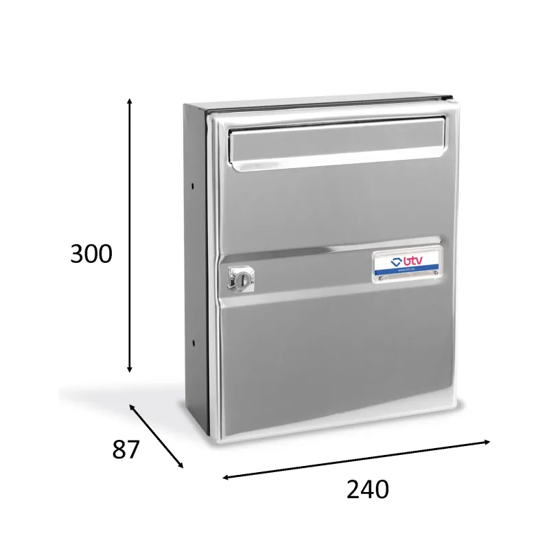 BUZON VENUS INOXIDABLE ACERO INOXIDABLE SATINADO