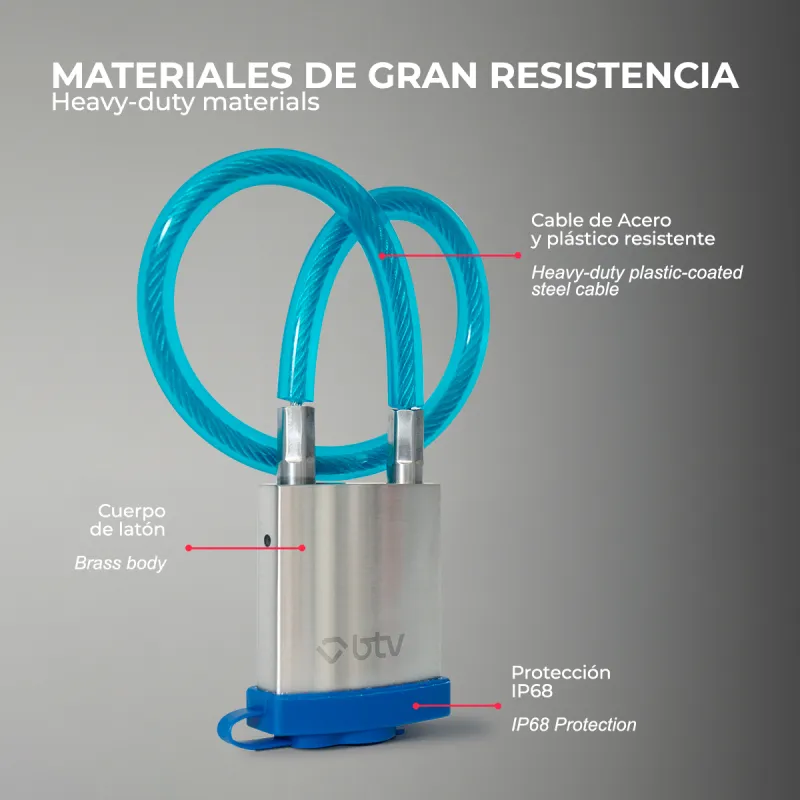 CANDADO THOR 50 CON SIRGA ACERO