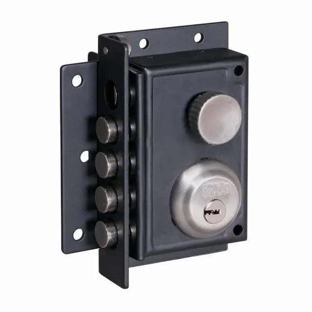 CERROJO ONIX APERTURA IZQUIERDA NEGRO