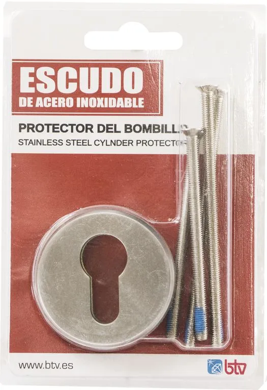 ESCUDO CIRCULAR DE LATÓN DORADO