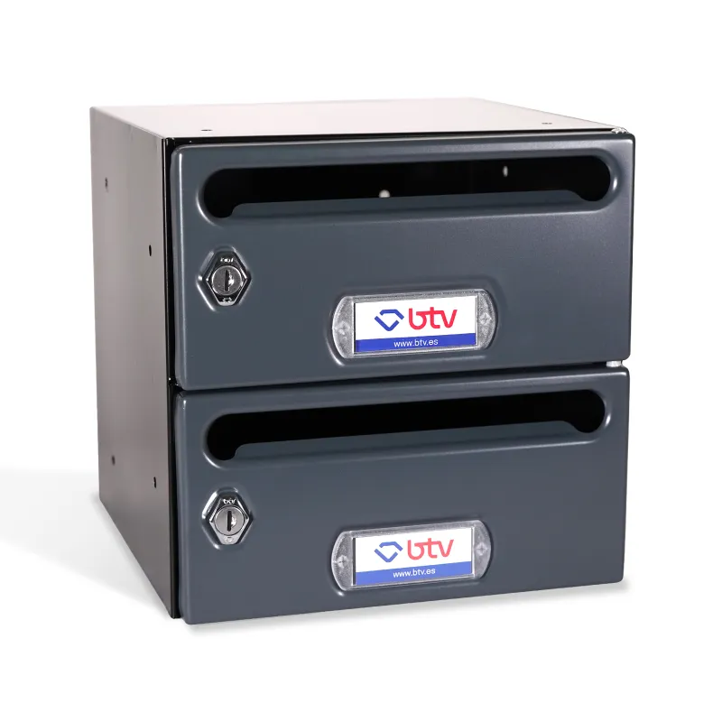 BUZON MERCURIO DOBLE (2 BUZONES) ANTRACITA