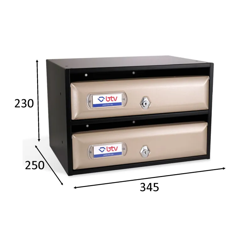 BUZÓN SEVILLA DOBLE (2 BUZONES) BEIGE