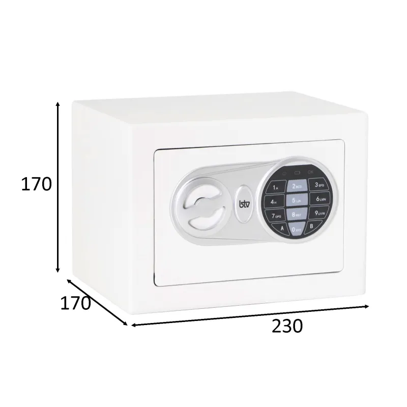 CAJA FUERTE MINIBANK BLANCA