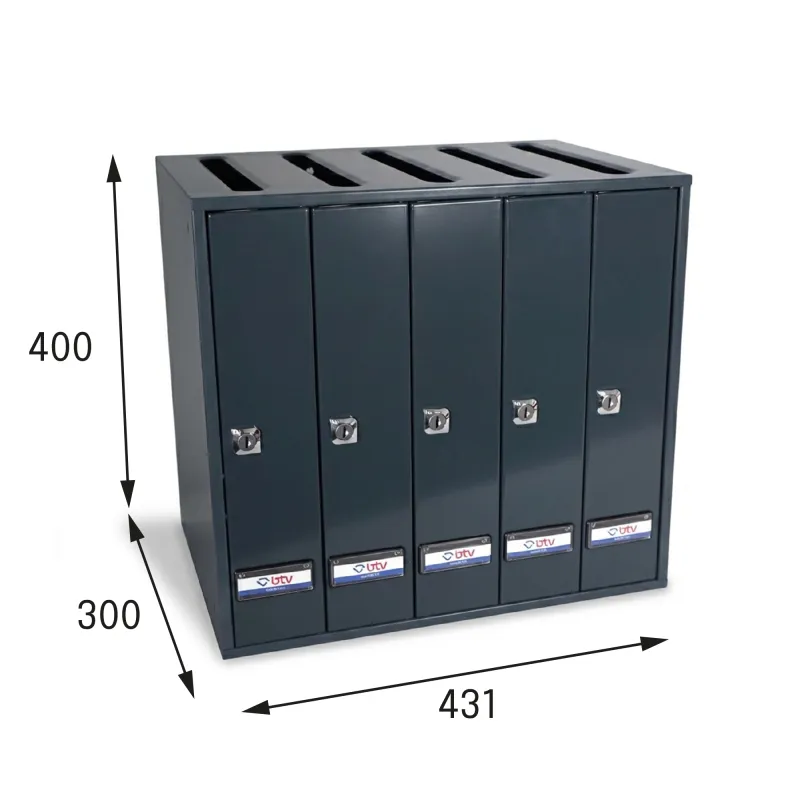 BUZON PRISMA SUPERIOR G5 ANTRACITA