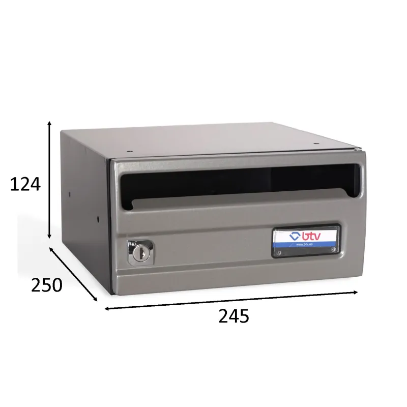 BUZÓN SILVER INDIVIDUAL (1 BUZÓN) GRIS