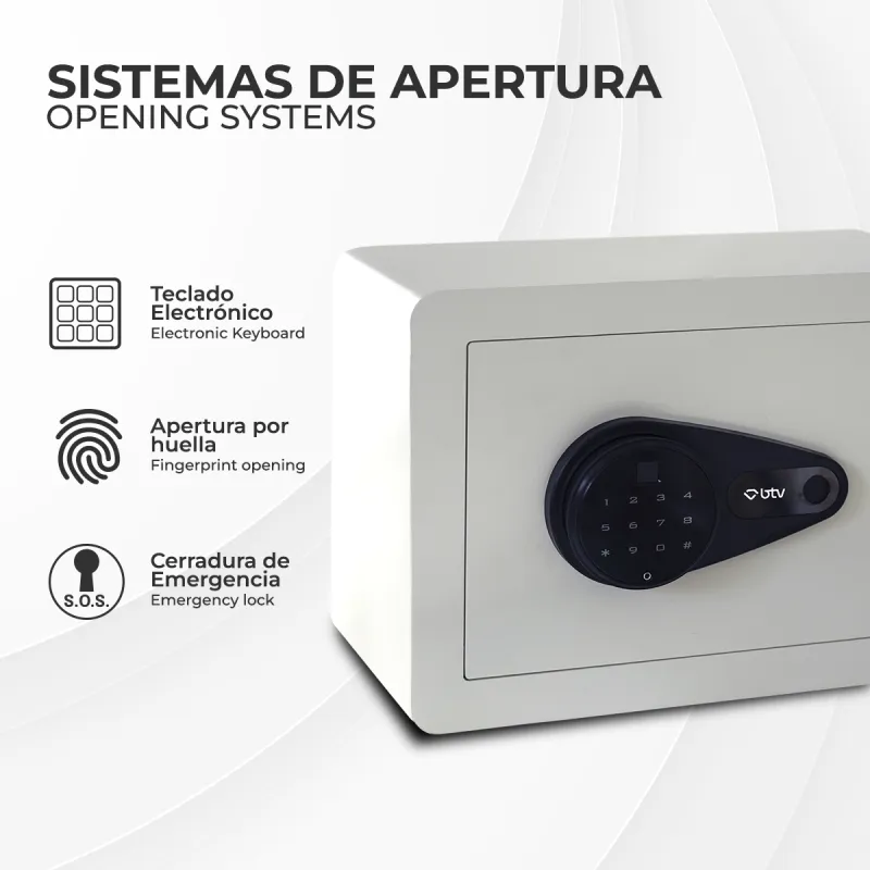 CAJA FUERTE OMEGA BLANCA