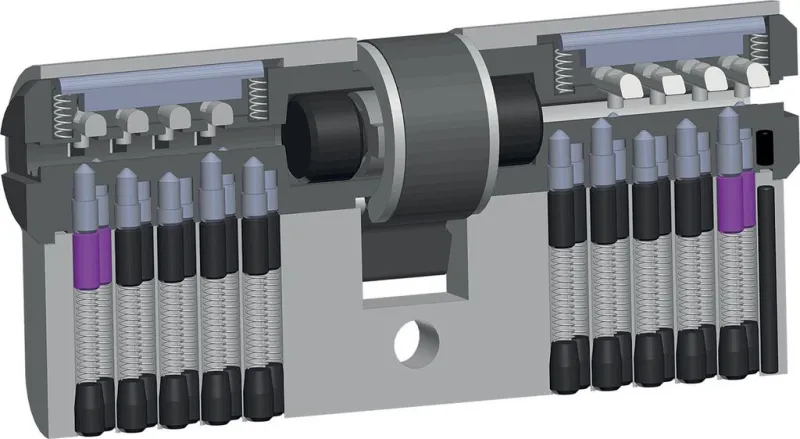 CILINDRO SNAKE  30/30 NK (3 LLAVES)