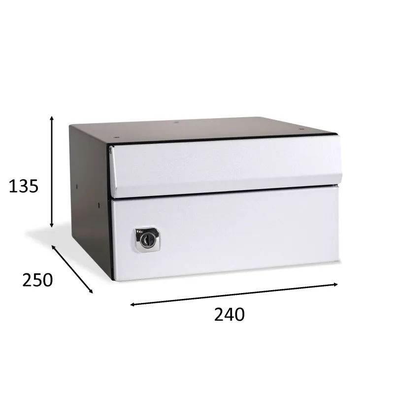 BUZON DUOMO HORIZONTAL 240X250 Gris