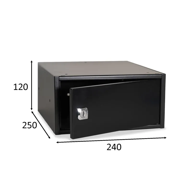 BUZON MONCAYO DOBLE ACCESO Negro FONDO 250