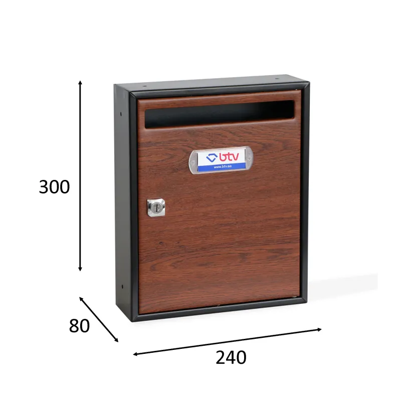 BUZON TEIDE EFECTO MADERA SAPELLI